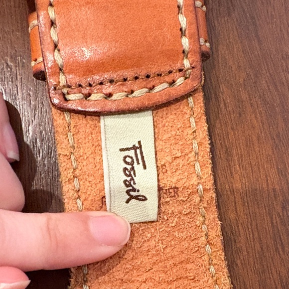 Vintage Fossil Layered Leather Belt for Women Size Medium - Picture 9 of 9